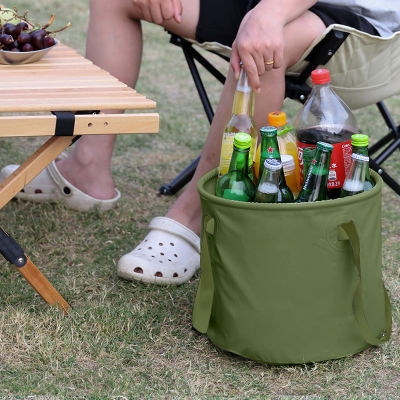 多功能便攜可折疊水桶車載大容量旅行洗漱桶戶外露營野餐儲水桶