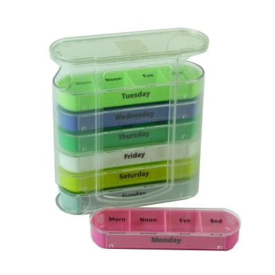 抽拉式彩色藥盒