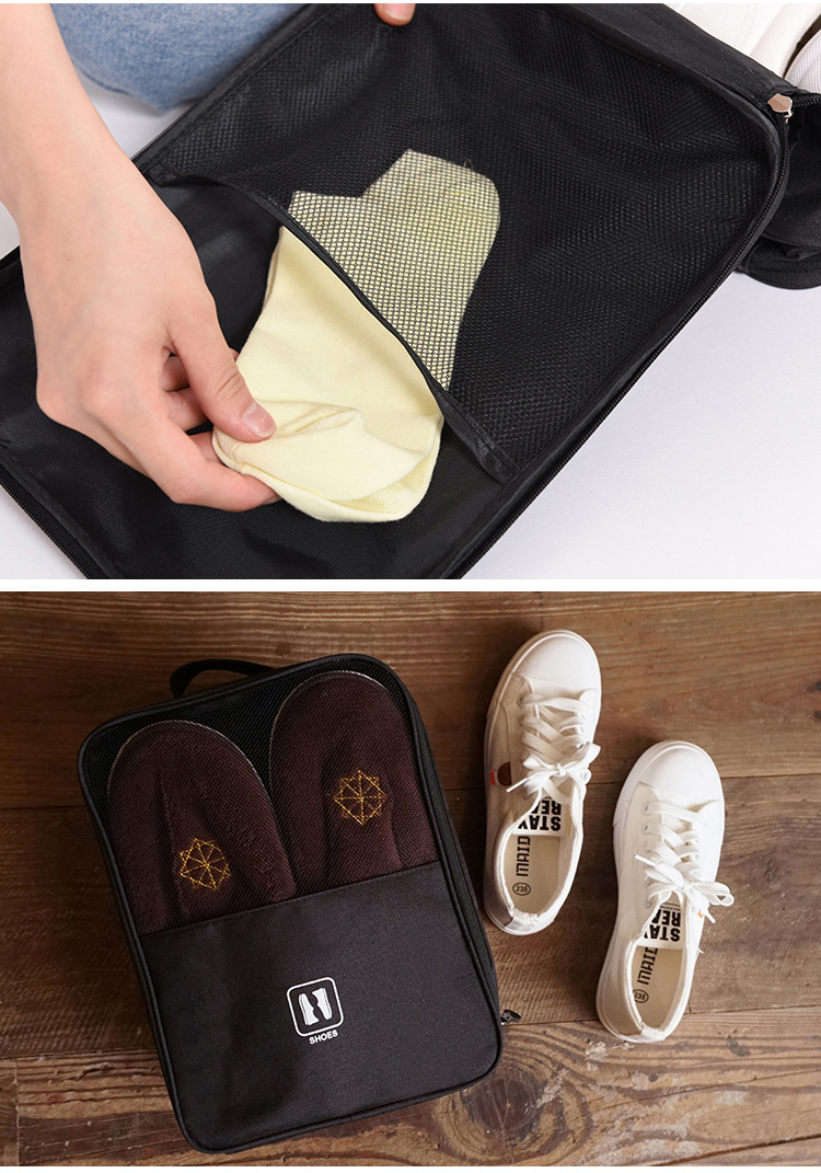陽離子旅行用品鞋子收納袋多功能便攜收納鞋包可定製