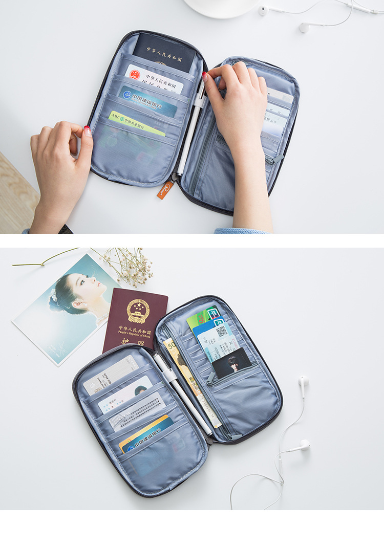 機票護照夾保護套防水旅行收納包出國多功能證件袋證件包