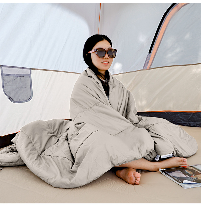 成人睡袋戶外露營四季通用加厚冬季抗寒保暖棉料內膽舒適