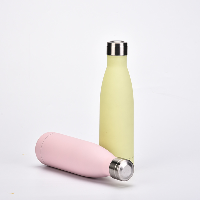 不鏽鋼噴塑可樂瓶保溫杯