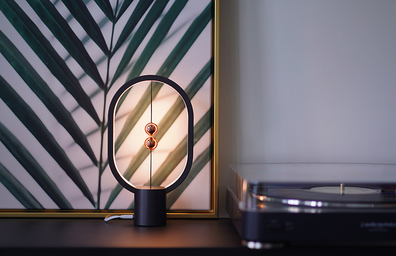 HENGMINI丨Balance平衡燈創意室內燈懸浮磁吸開關紅點設計獎