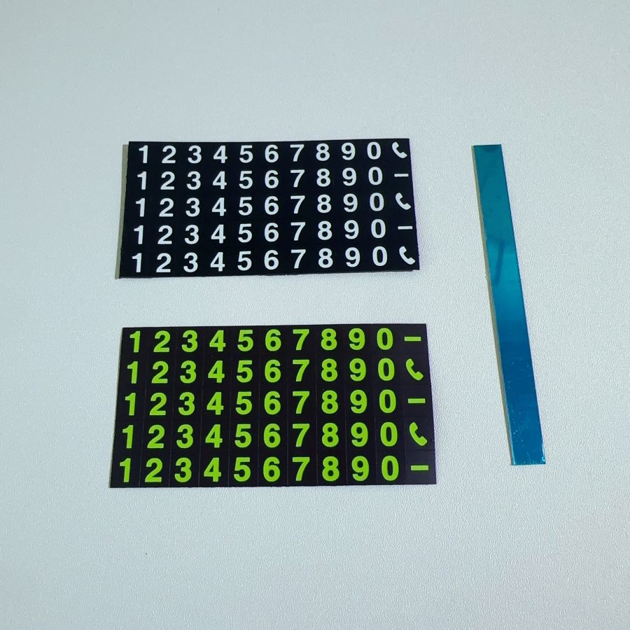 胡桃木臨時停車牌