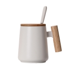 木柄陶瓷咖啡杯